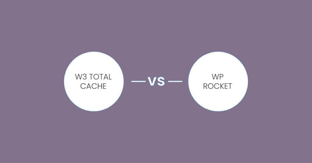 wp rocket vs w3 total cache featured image