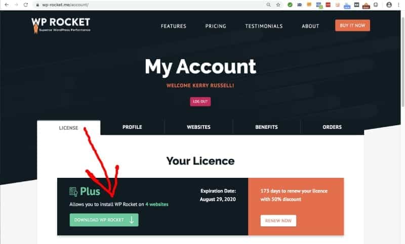 Download wp-rocket