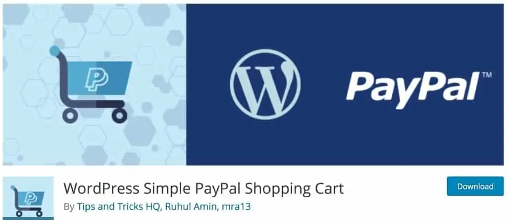 WordPress Simple PayPal Shopping Cart 